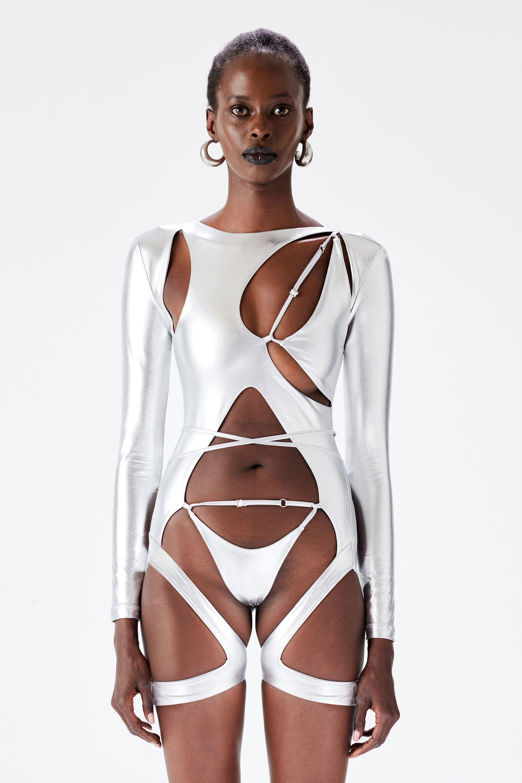 Infinity Bodysuit - Silver
